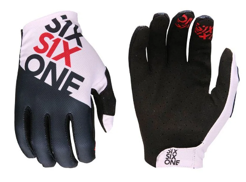 Bike jersey for casual rides-661 Raji MTB Glove - Black-White - 2019