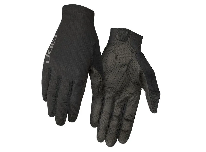 Cycling gloves with logo print-Giro Rivette CS Dirt Bike Glove - Womens - Titanium-Black