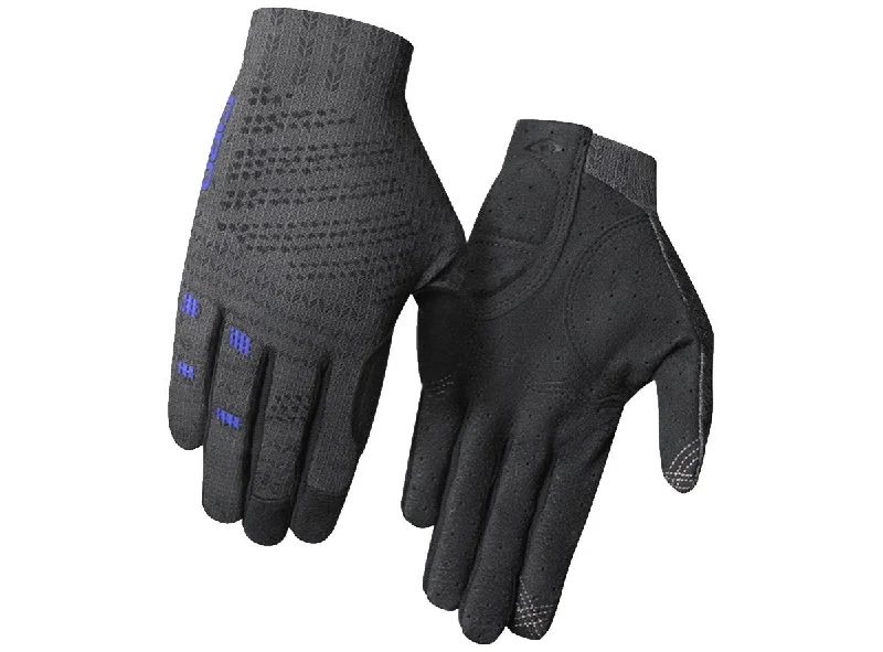 Cycling jacket with side straps-Giro Xnetic Trail MTB Glove - Womens - Titanium-Electric Purple