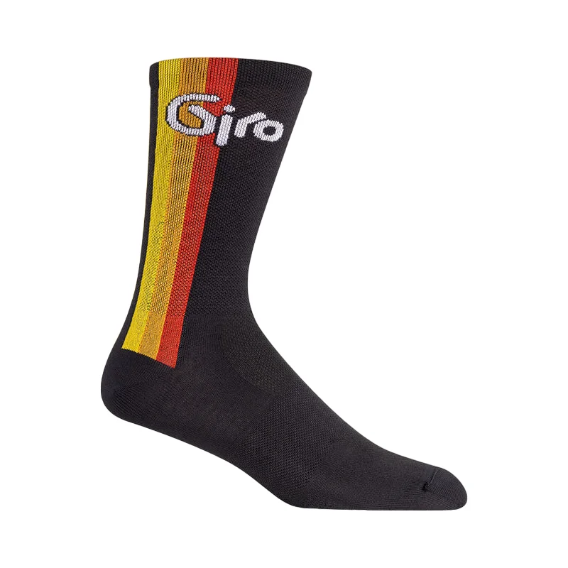 Cycling leg warmers thermal-Giro Seasonal Merino Wool Sock - '85 Black