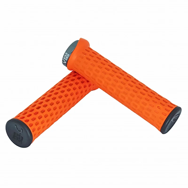 Bicycle socks with side system-Bike Yoke Grippy - Orange