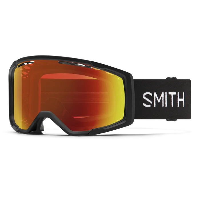 Bike gloves with front guards-Smith Rhythm MTB Goggle - Black