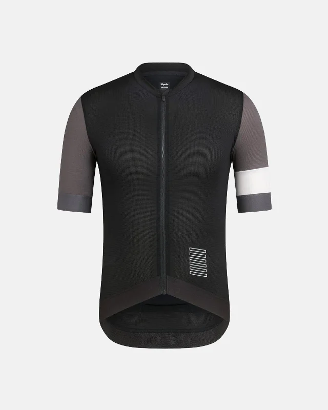 Cycling tights with mesh back-Rapha Pro Team Training Jersey - Black/Carbon Grey