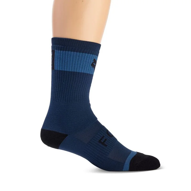 Bicycle socks for endurance rides-Fox Racing 8" Defend Winter Sock - Midnight