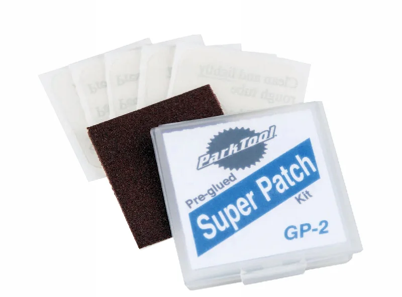 Bike riding vest with side straps-Park Tool Pre-Glued Super Patch Kit GP-2