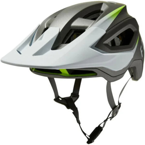 Bicycle helmet for triathlon-Fox Racing Speedframe Pro MTB Helmet -  Repeater - White - 2021