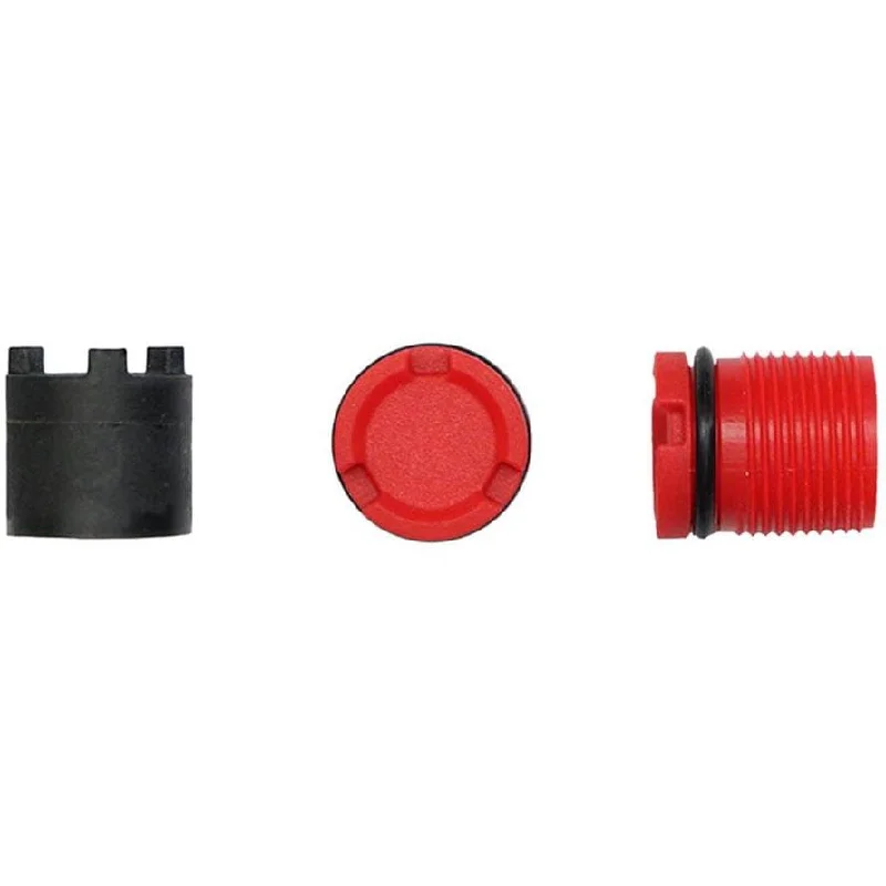 Bicycle socks with side system-Spindle Plugs and Tool Kit - 2 Plugs 4 NM Red Fits X-Track