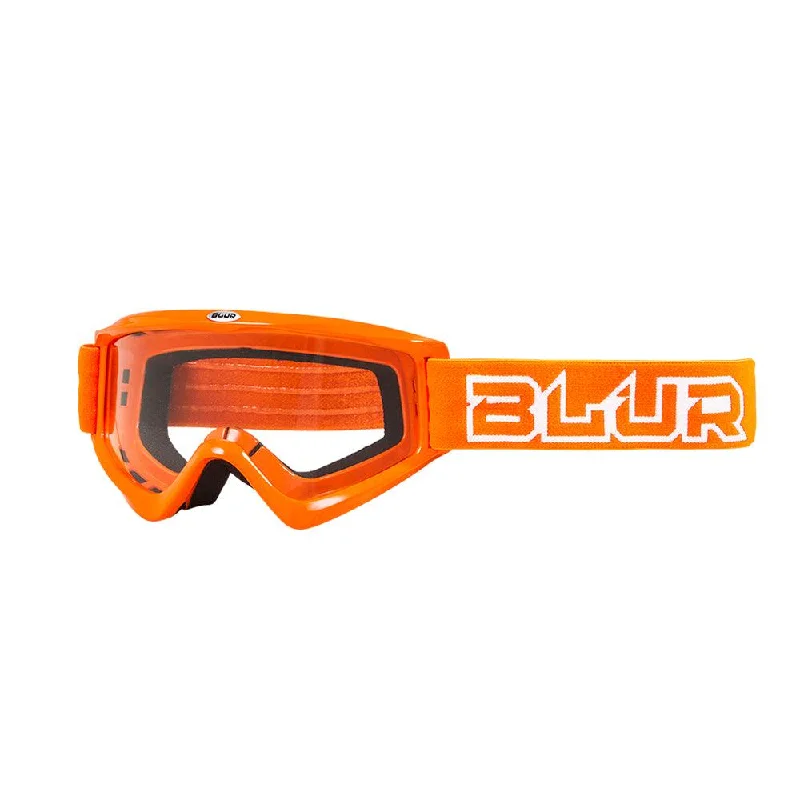 Bike shoes with side guards-BLUR B-ZERO 2020 GOGGLE - ORANGE