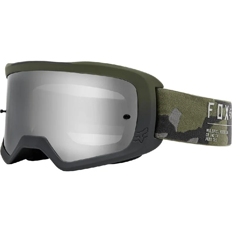 Road cycling shoes with vents-FOX MAIN II GAIN YOUTH GOGGLE - CAMO (SPARK)