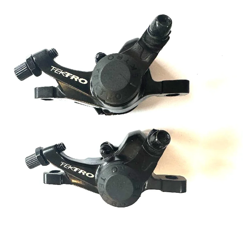 Bike riding gloves with back vents-Pair Tektro MD-M280 Cable Mechanical Disc Brake Caliper Front & Rear