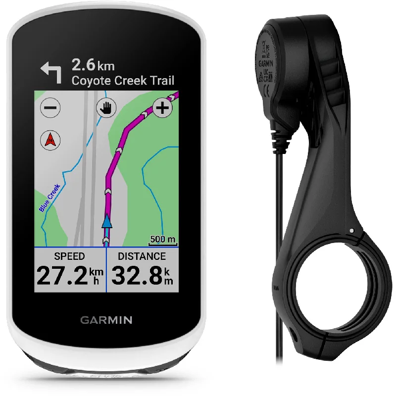 Cycling vest with side system-Garmin Edge Explore 2 Power Mount Bundle - Bianco nero