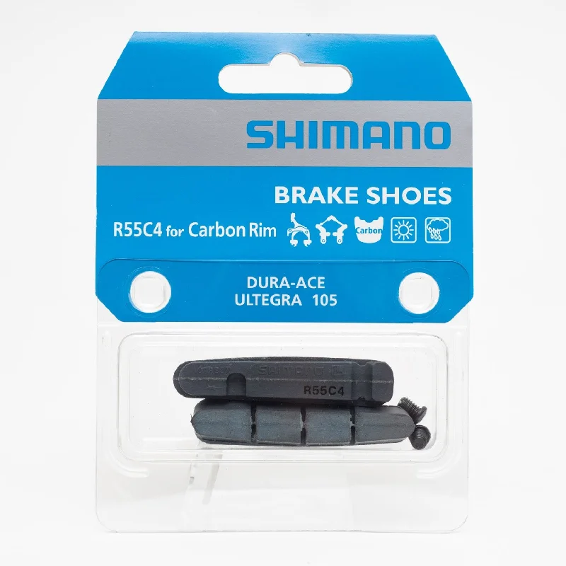 Bicycle shoes for spin class-SHIMANO Brake Shoe Carbon Rim (R55C4 for Carbon Rim)