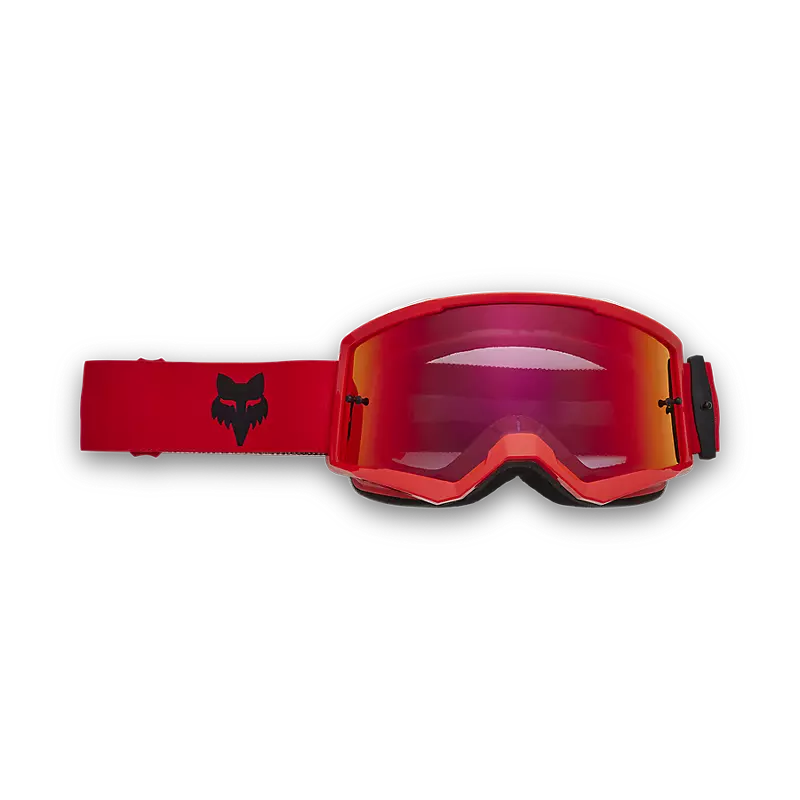 Bike shorts for leisure rides-Fox Racing Main Core Goggle - Spark - Flo Red