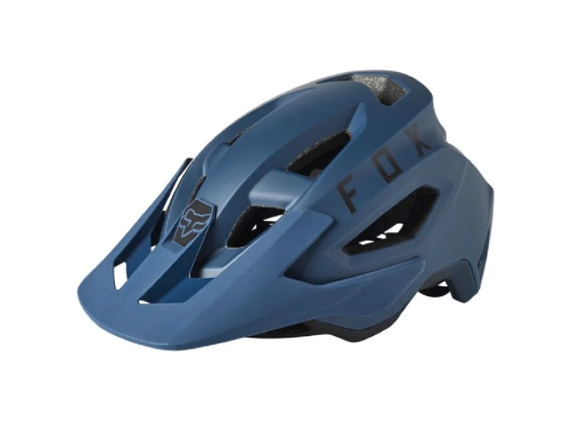 Bike shoes with straps fit-Fox Racing Speedframe MIPS MTB Helmet - Dark Indigo - 2021