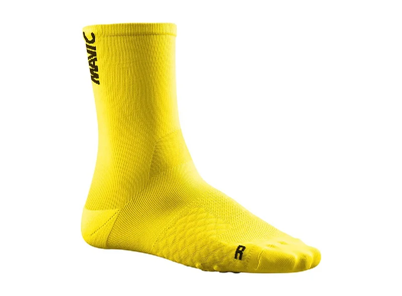 Bike helmet for casual biking-Mavic Comete Sock - Yellow-Black