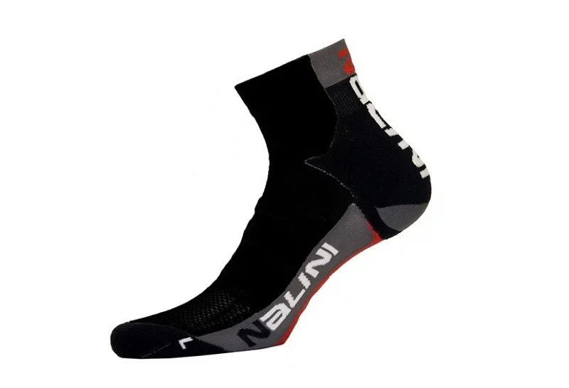 Cycling socks with back vents-Nalini Pro Palustris Cycling Socks – Black – Choose Size