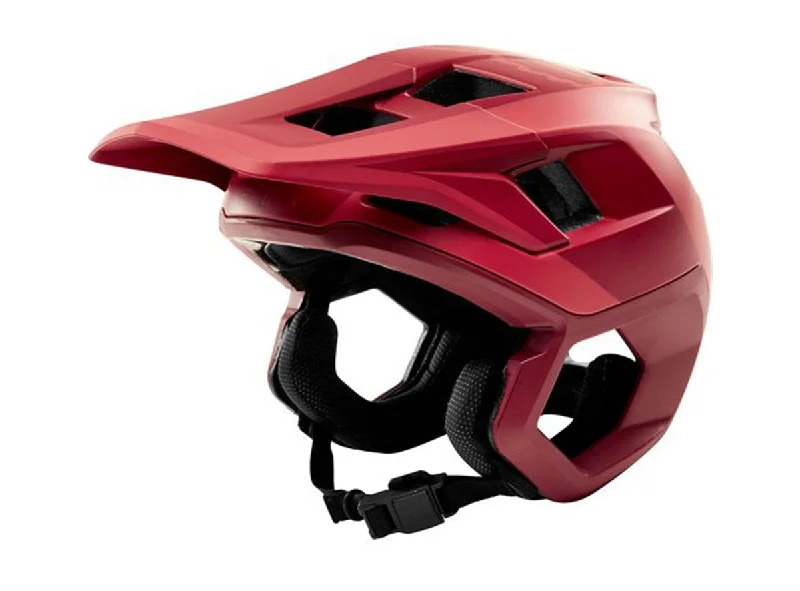 Bike riding vest with vents-Fox Racing Dropframe MTB Helmet - Rio Red - 2019