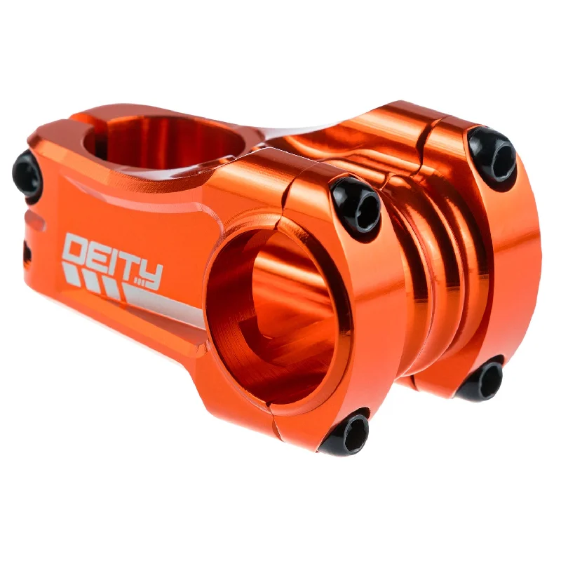 Cycling vest with back vents-Deity Copperhead 50mm 31.8 Stem Orange