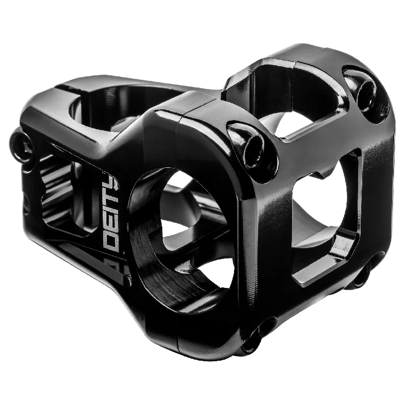 Cycling jersey with front straps-Deity Cavity 35mm (31.8) Stem Black