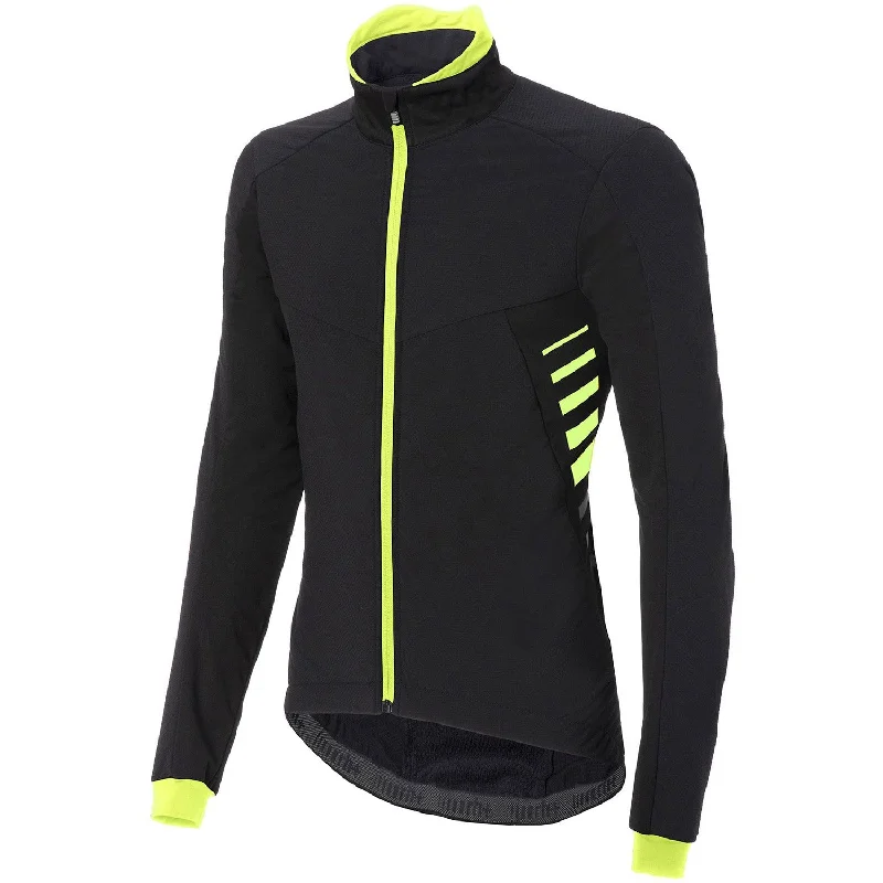 Bicycle riding jacket with vents-Giacca Rh+ Logo Alfa Padded - Nero giallo