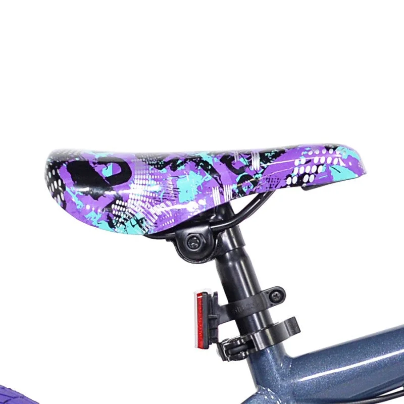 Bike helmet with side vents-20" Ozone 500 Slingshot Gray Purple, Replacement Saddle