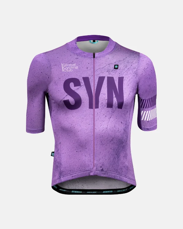 Cycling shorts for endurance rides-Syndicate Training Jersey - Berry Noise