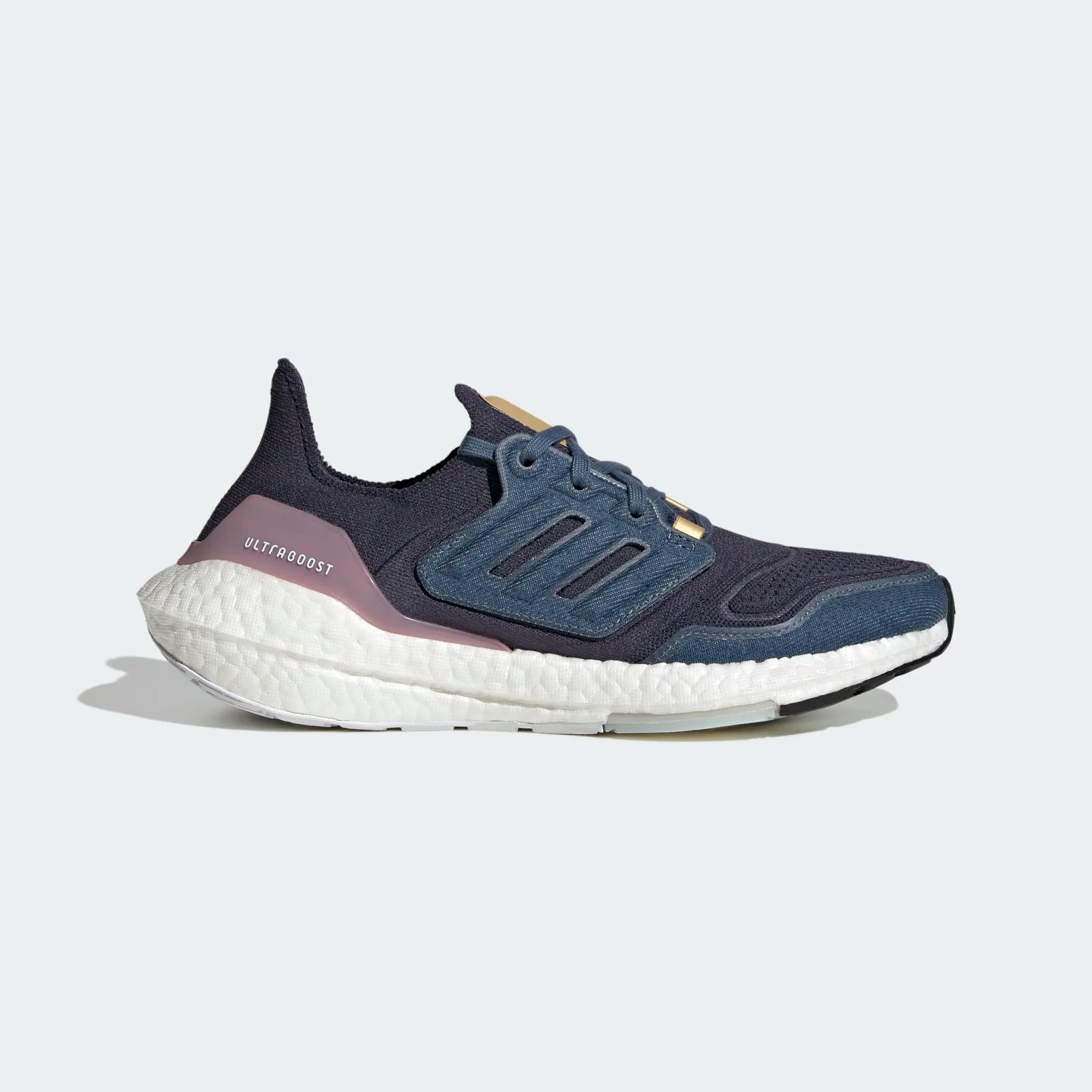 Bike riding vest with front fit-Adidas Ultraboost 22 Women's Shoes - Shadow Navy/wonder steel