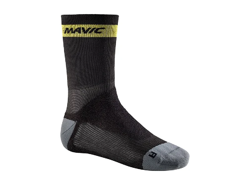 Bike gloves for leisure biking-Mavic Ksyrium Pro Thermo+ Sock - Black-Dark Cloud