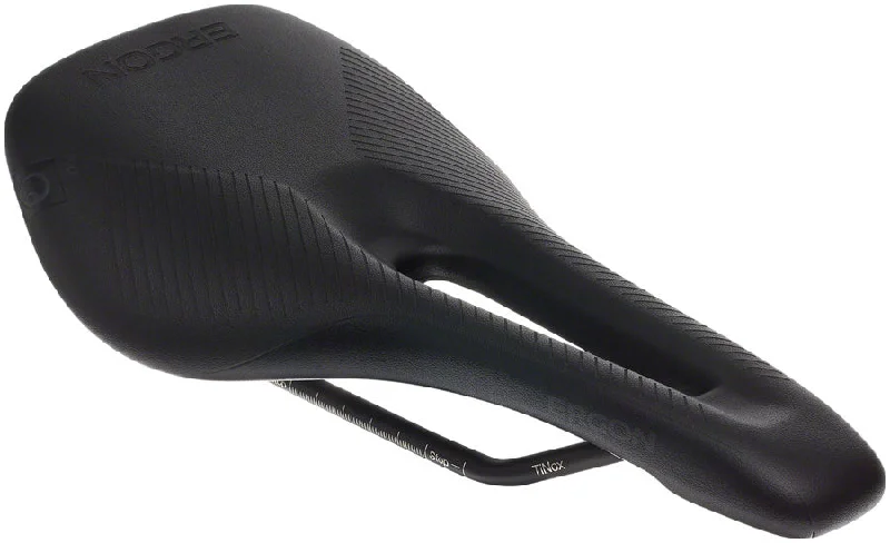 Bike helmet with front mesh-Ergon SR Pro Saddle - Titanox Black Womens Small/Medium