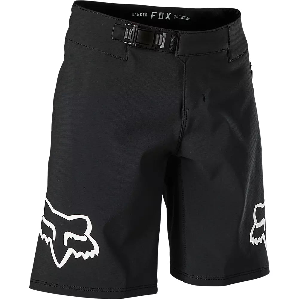 Bicycle socks with front guards-Fox Racing Defend MTB Short - Youth - Black