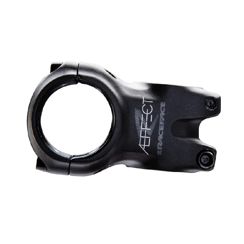 Cycling socks for road trips-RaceFace Aeffect R Stem - 40mm 35 mm Clamp +/-0 1 1/8" Aluminum Black