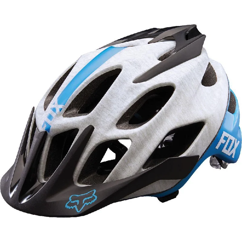 Bike riding sunglasses with grip-Fox Racing Flux Helmet - Womens - Blue