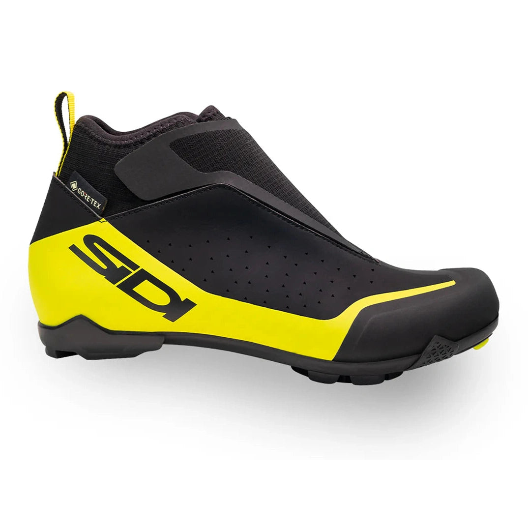 Bike shoes with straps fit-Scarpe mtb Sidi Glacies - Nero giallo