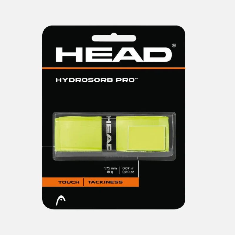 Bicycle jersey with side system-head Tennis Grip Hydrosorb Pro -White & Yellow