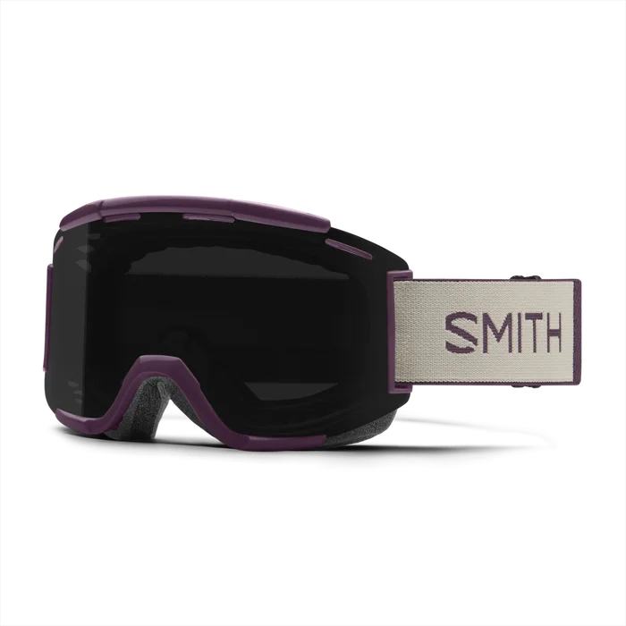 Bicycle socks with front fit-Smith Squad MTB Goggle - Amethyst-Bone