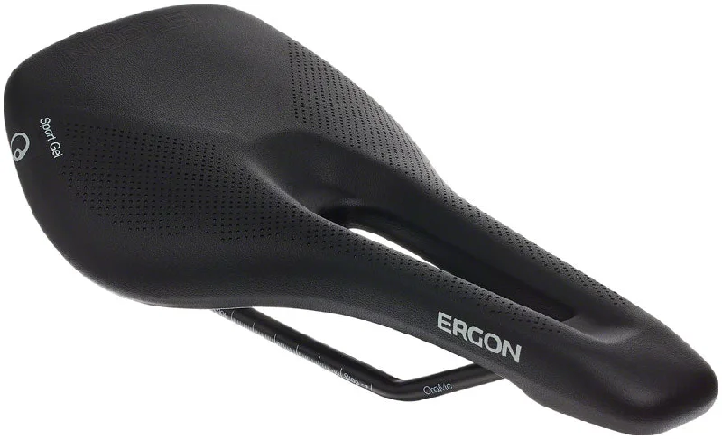 Bike shoes for off-road rides-Ergon SR Sport Gel Saddle - Chromoly Black Womens Small/Medium