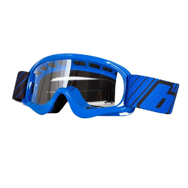 Bicycle helmet for triathlon-BLUR B-ZERO 2020 YOUTH GOGGLE - BLUE