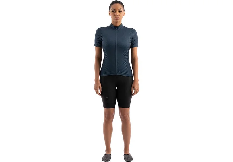 Bicycle helmet with front straps-Specialized Roubaix Jersey Short Sleeve Women's