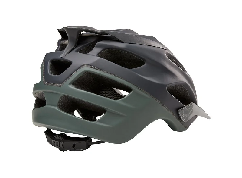 Bike helmet for casual biking-Fox Racing Flux Creo MTB Helmet - Dark Green - 2017