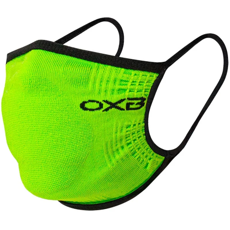 Bicycle jersey with front logos-Mascherina Oxyburn Mask Active - Verde