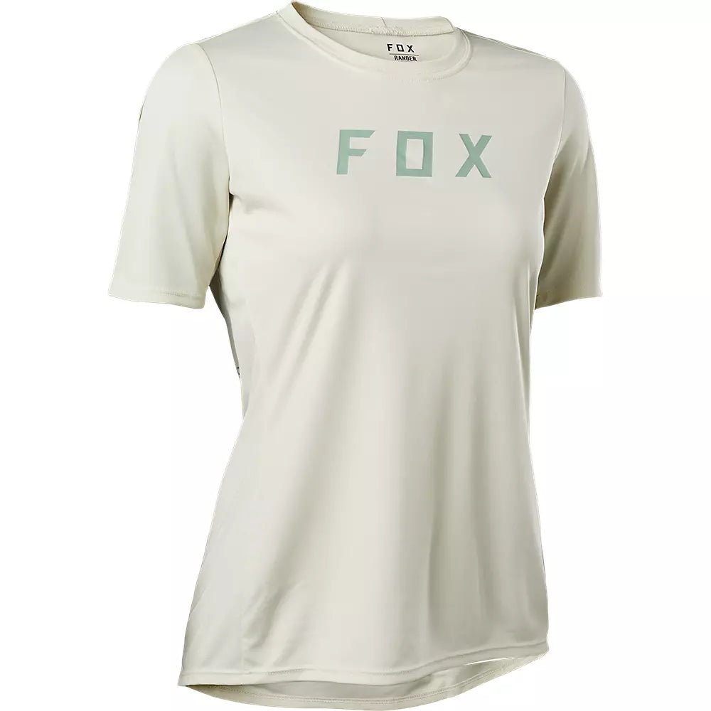 Bike helmet for casual biking-Fox Racing Ranger Moth Short Sleeve MTB Jersey - Womens - Bone