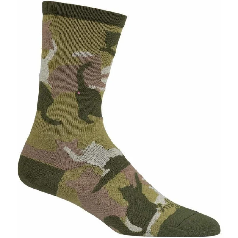 Bicycle jersey with back logos-Crew Camo Cycling Socks - 5 inch