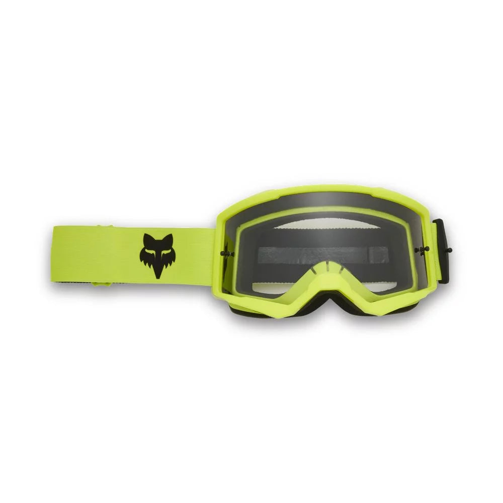 Bicycle riding tights with logos-Fox Racing Main Core Goggle - Flo Yellow