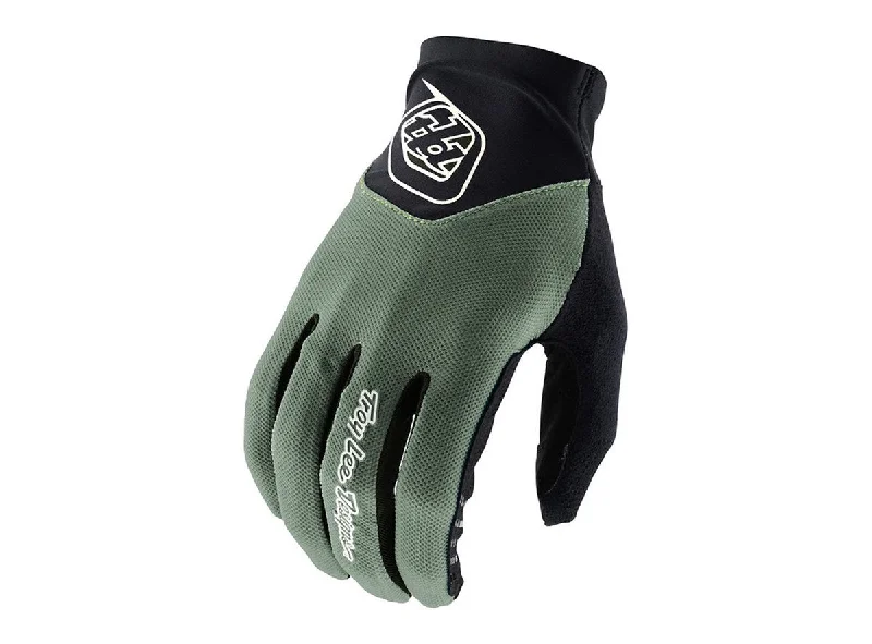 Cycling sunglasses for off-road biking-Troy Lee Designs Ace 2.0 MTB Glove - Smoked Green - 2021