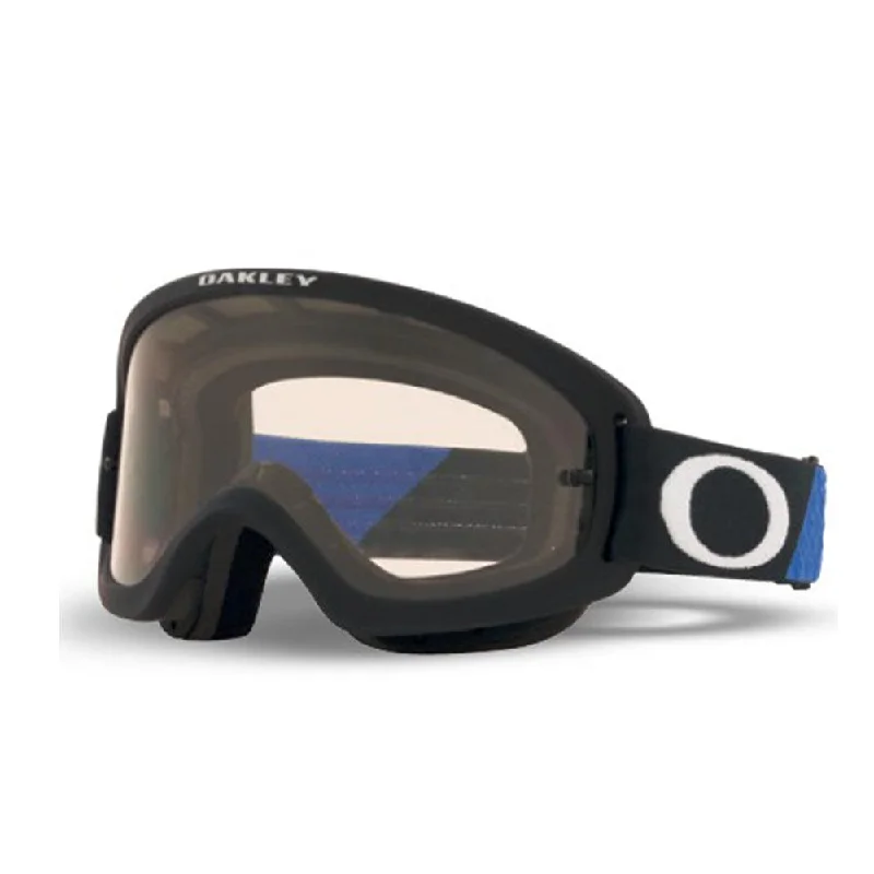 Cycling gloves with front vents-OAKLEY O FRAME 2.0 PRO MX YOUTH GOGGLE - B1B BLUE BLACK