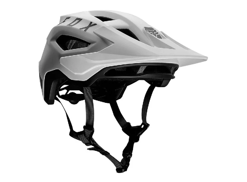 Bike shoes with front system-Fox Racing Speedframe MIPS MTB Helmet - White - 2020