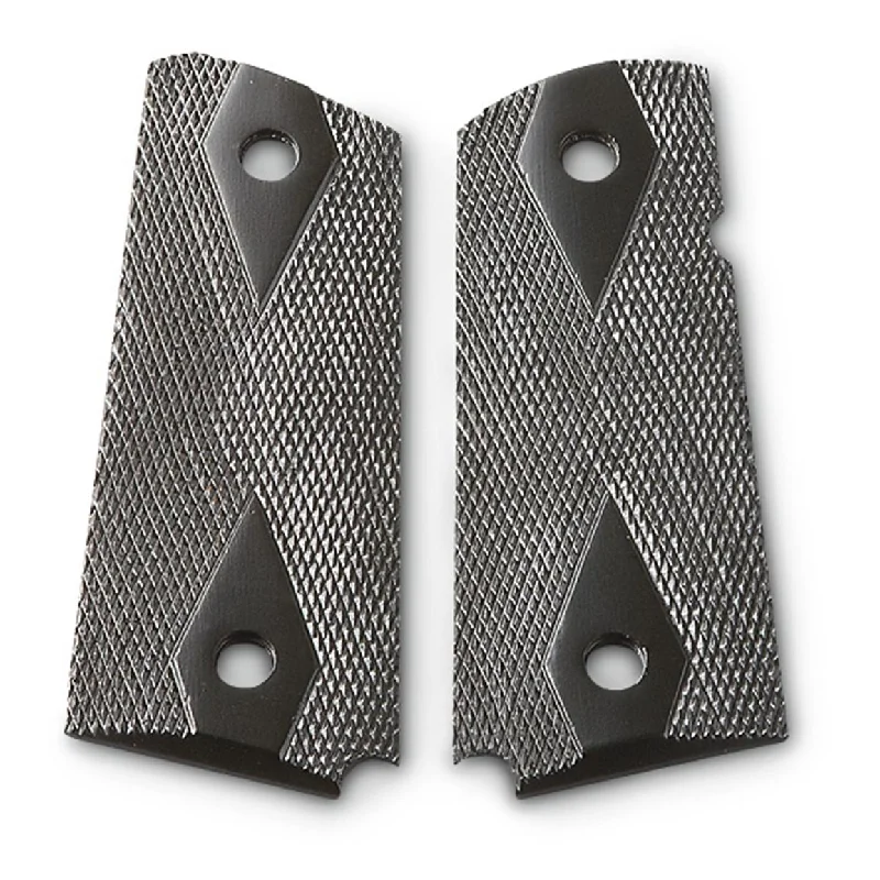 Cycling tights with front guards-Para Pistol C7 LDA PDA Black Checker Grips Polymer Performance Upgrade Stylish