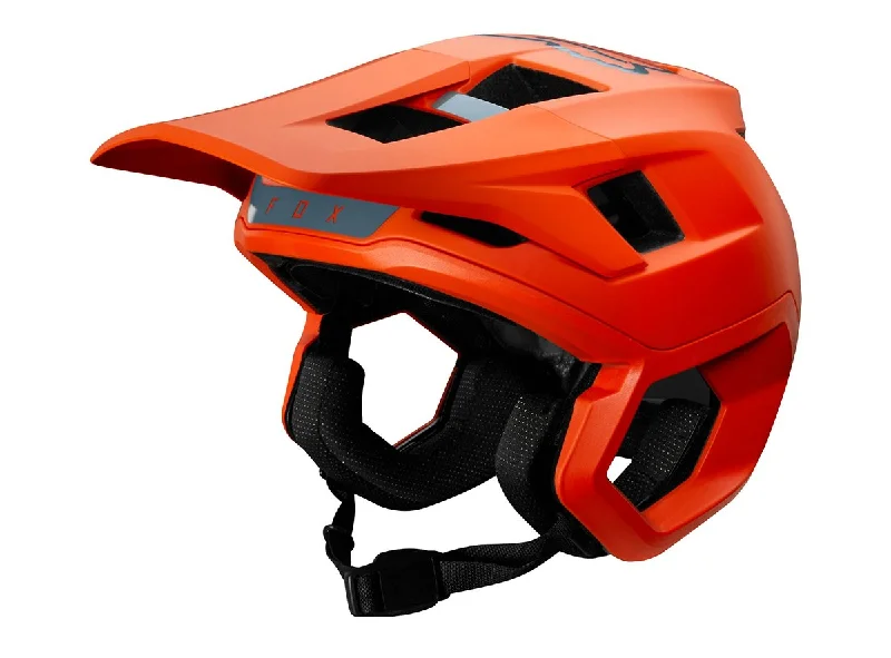 Bike shoes with side vents-Fox Racing Dropframe Pro MTB Helmet - Bold Orange - 2020