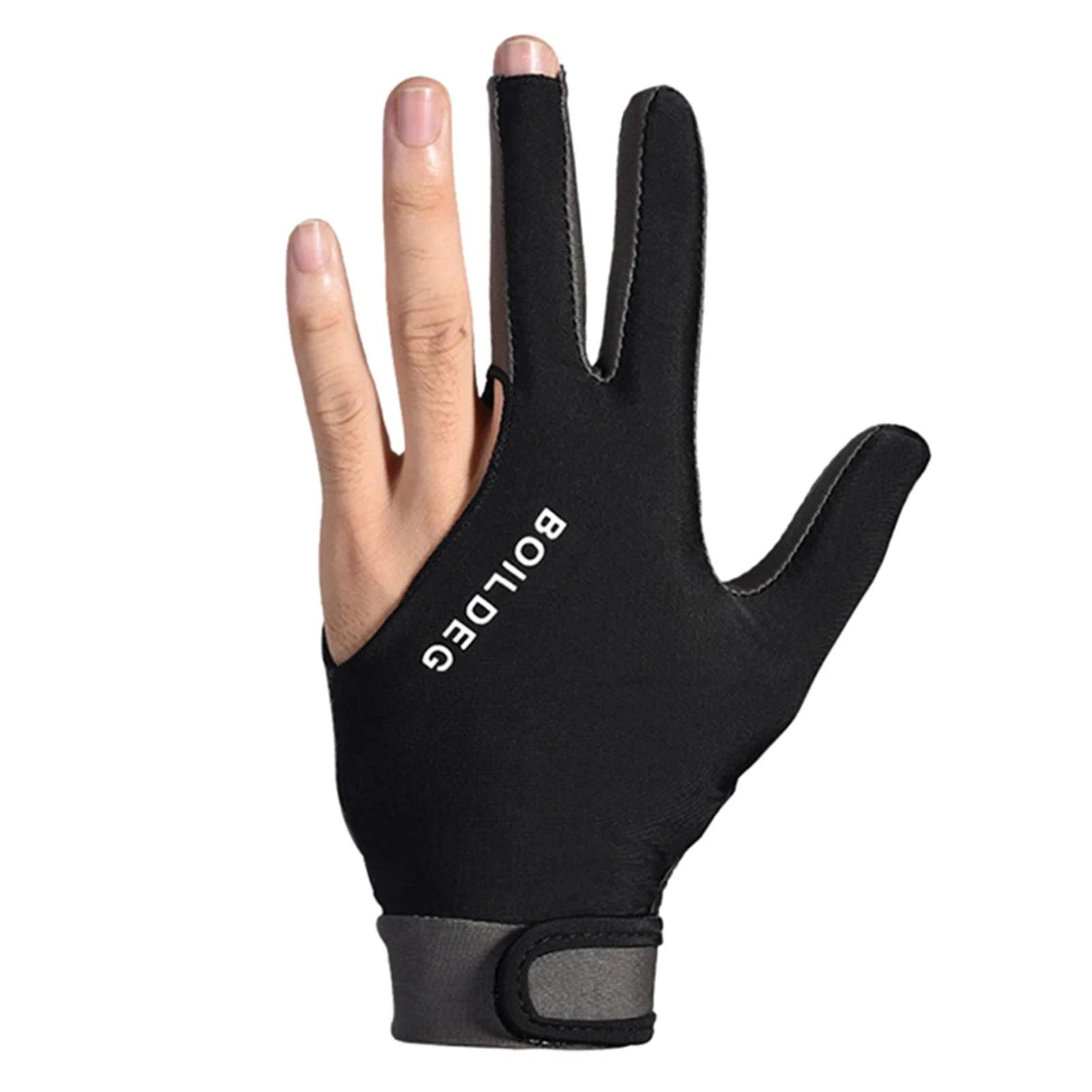 Bicycle rain pants with side vents-Billiard Glove Anti-skid Breathable Cue Sport Glove 3 Finger Super Elastic Sports Glove Fits on Left or Right Hand