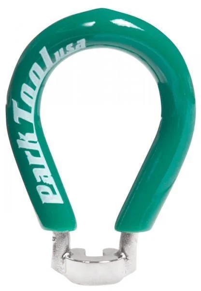 Bike helmet with side fit-Park Tool SW-1 Spoke Wrench Green